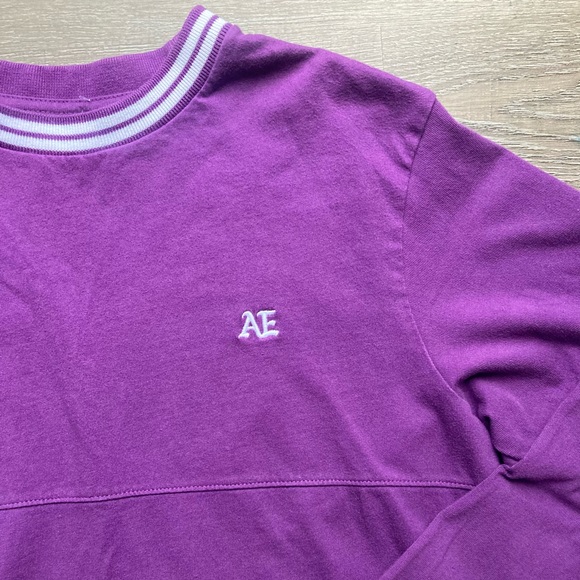 American Eagle Men’s Purple Sweatshirt Size Large - Picture 3 of 4